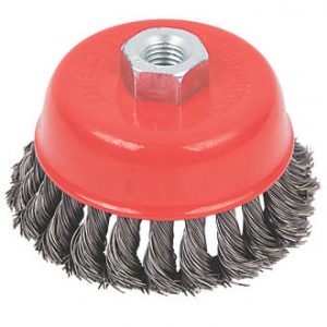 Cup Brush 100mm Twisted Wire