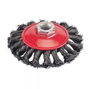 FLP Bevel Knotted Wire Brush 100mm with M14 Thread