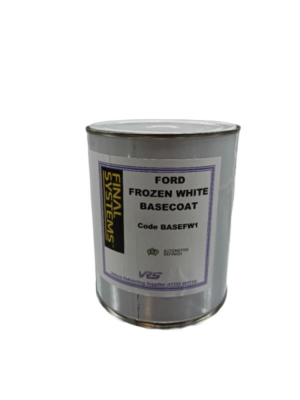 tin of frozen white basecoat