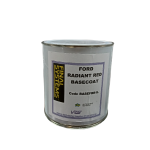 tin of red basecoat