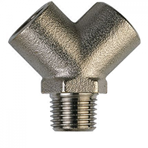 KES 1/4" BSP Y - Piece Female to Male connector