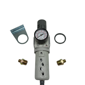 KES 1/2" Mini Filter Regulator Professional with Pressure Gauge and fittings