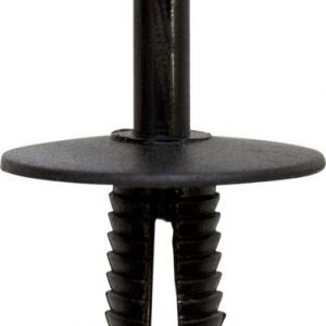 black push rivets