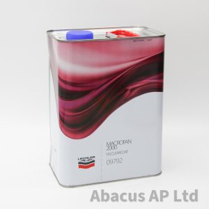 tin of lechler acrifan lacquer 4 litres