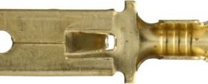 Non-insulated Terminals Push on Males 6.3mm Brass