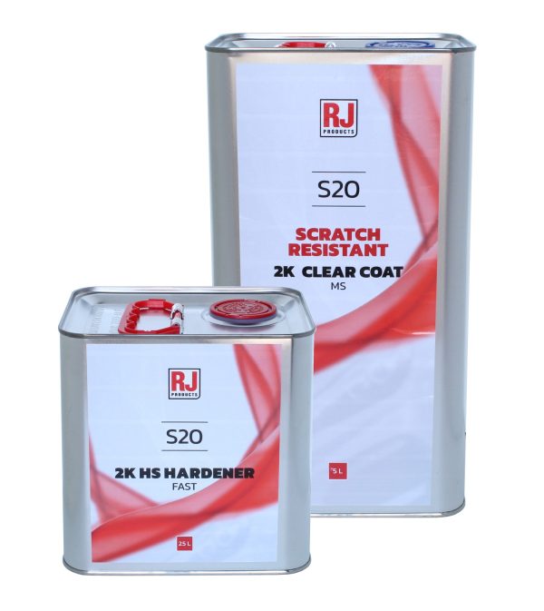 RJ Products S20 Clearcoat kit with fast hardener